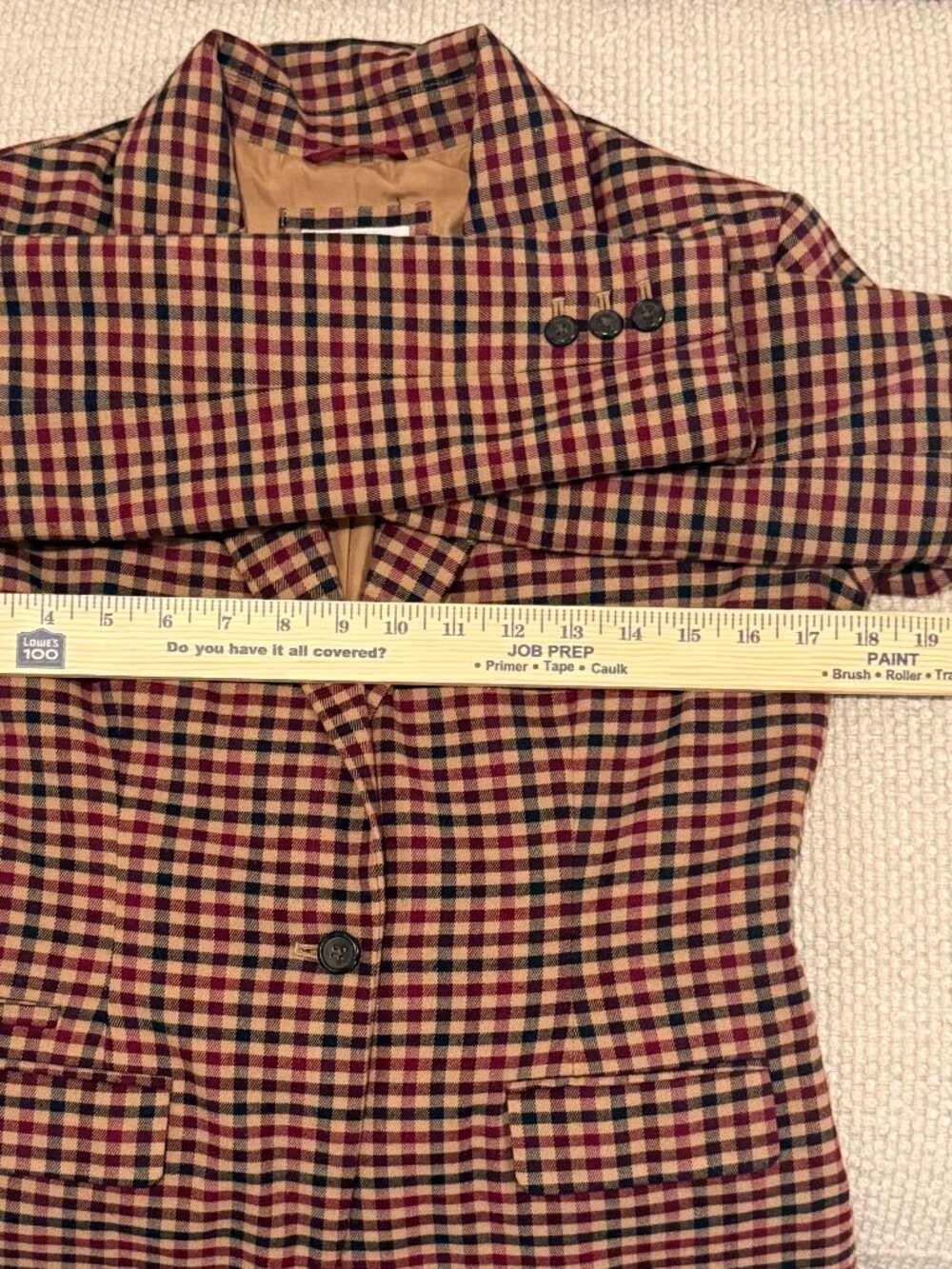 Merona Houndstooth Plaid tailored Blazer - Preppy Heritage Style - Picture 10 of 15